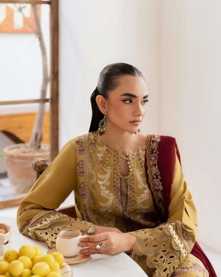 Ramsha Ghazal Vol 4 – G-402 | Premium Embroidered Lawn Collection