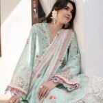 AJR Printkari 2025 – AJR-NF-07 | Unstitched Printed Lawn with Embroidery